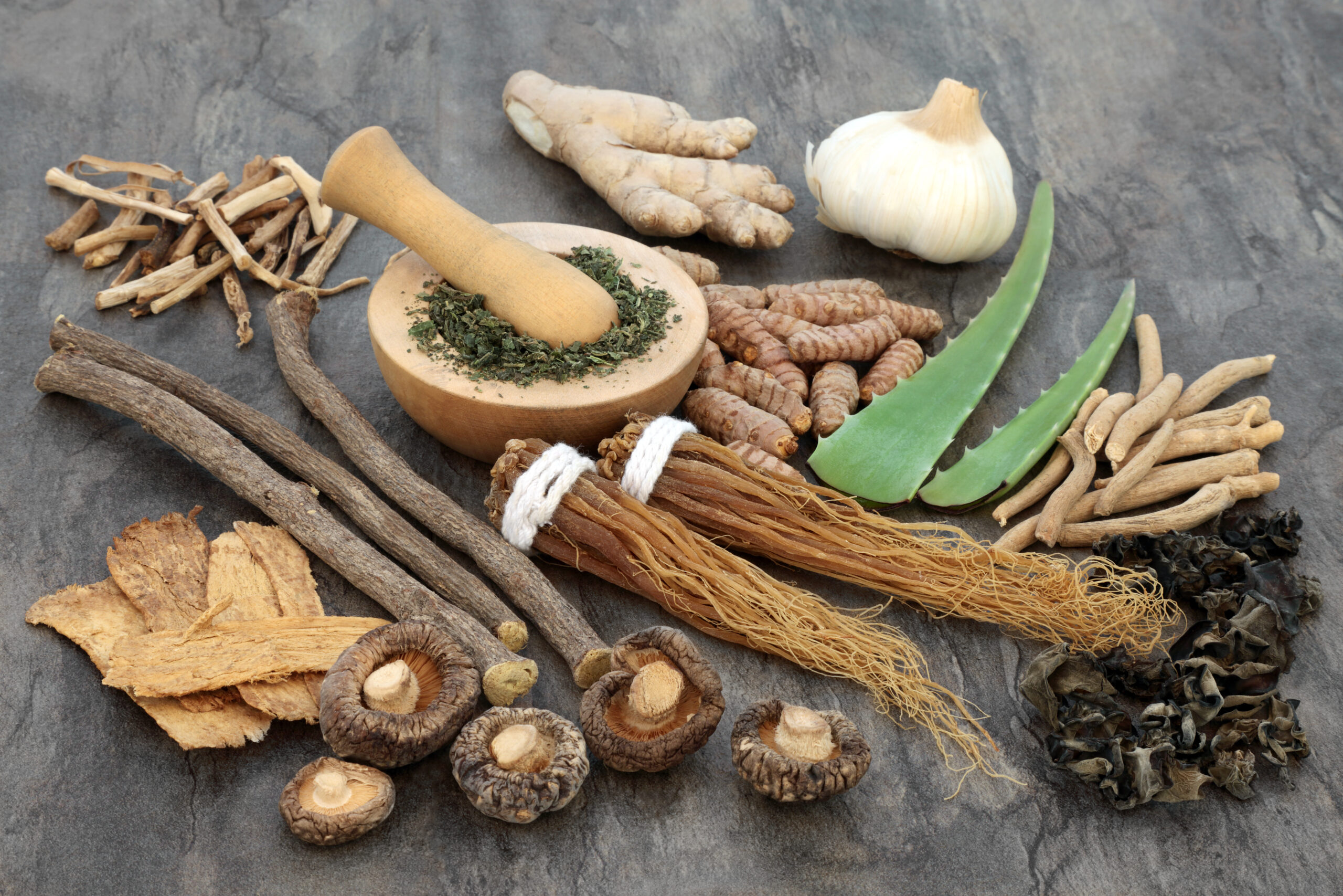 Adaptogen,Food,Selection,With,Herbs,And,Spices.,Used,In,Herbal